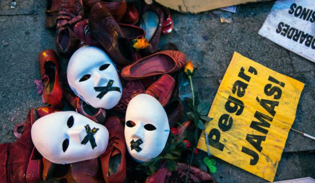 Protesta contra la violencia machista Protesta contra la violencia machista