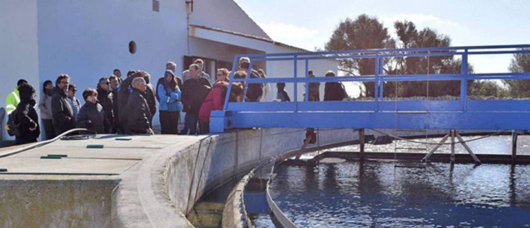 La depuradora de Sant Lluís servirá el agua para insuflar en los acuíferos. La depuradora de Sant Lluís servirá el agua para insuflar en los acuíferos.