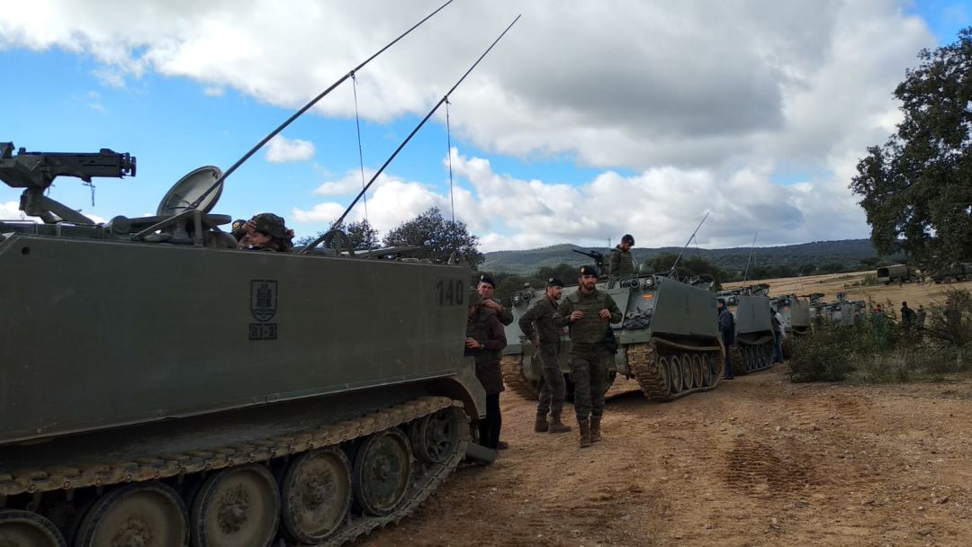 Militares de la Brigada Guzmán el Bueno X, en el campo de tiro
Militares de la Brigada Guzmán el Bueno X, en el campo de tiro