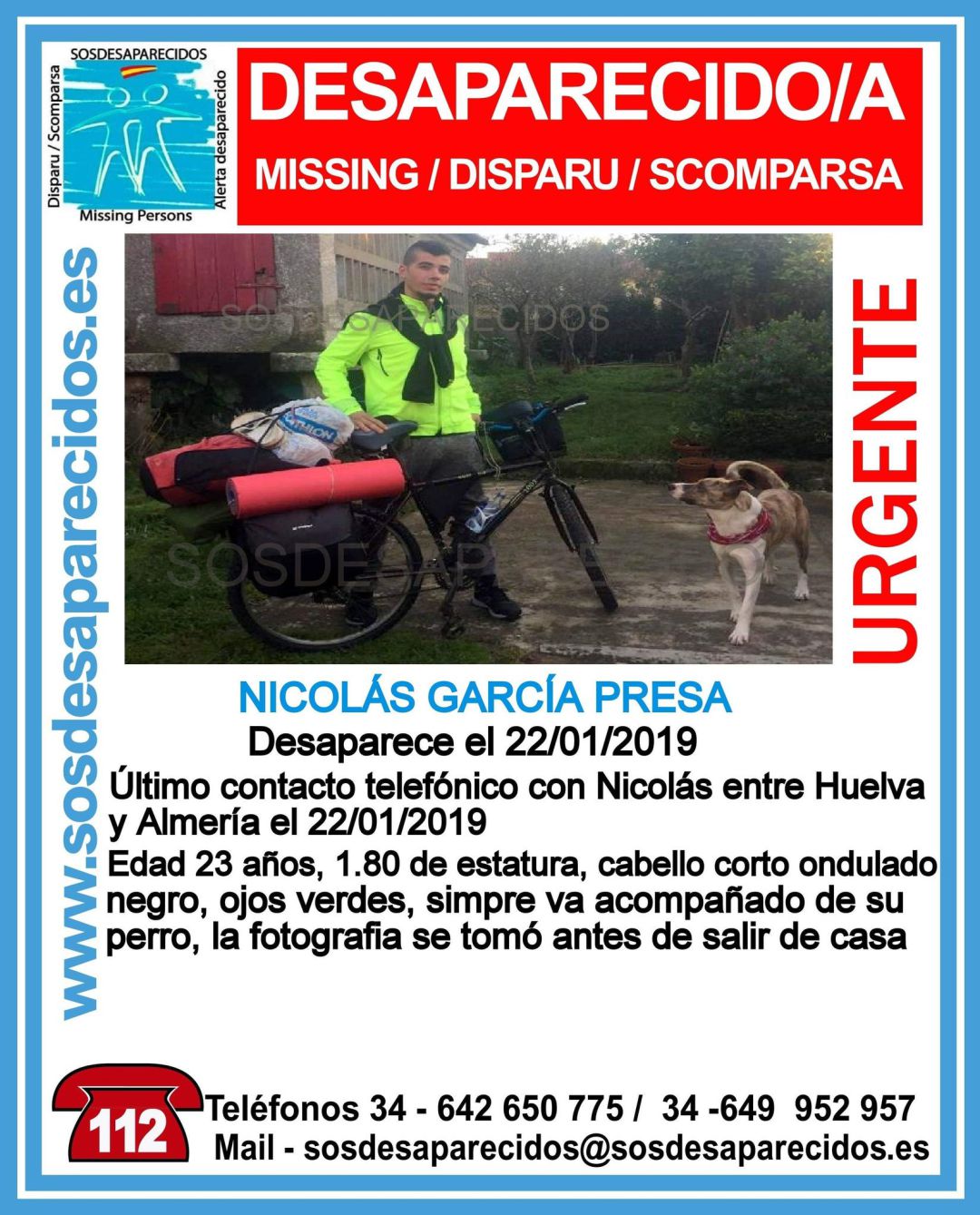 La policía busca a un vigués desaparecido en Portugal La policía busca a un vigués desaparecido en Portugal