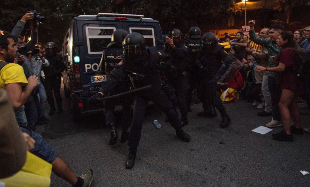 Disturbios durante los registros del 21 de septiembre Disturbios durante los registros del 21 de septiembre
