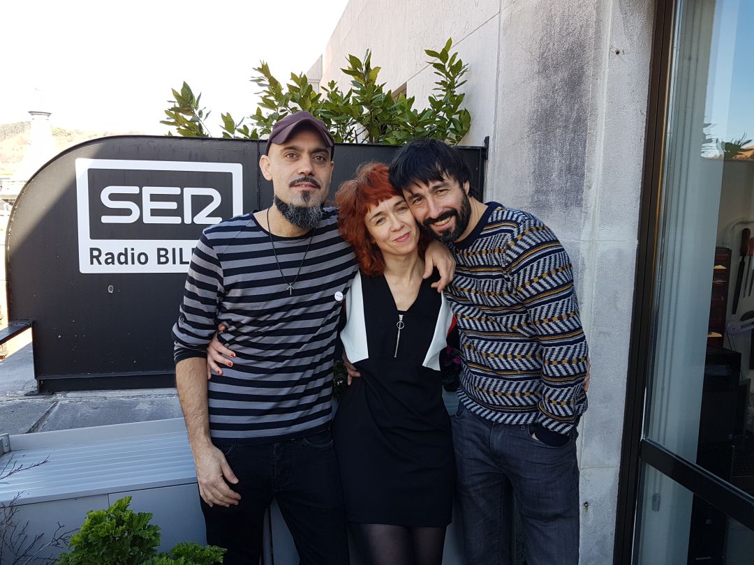 Alex Gerediaga, Miren Gaztañaga y Mikel Losada Alex Gerediaga, Miren Gaztañaga y Mikel Losada