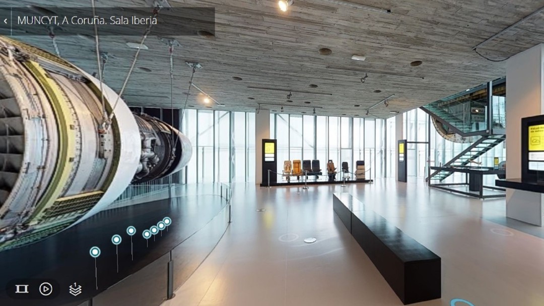 El Muncyt estrena las visitas virtuales de su sede de A Coruña