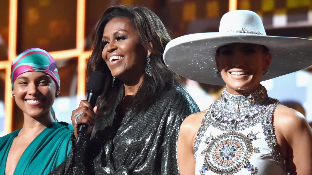 El emocionante discurso de Michelle Obama durante los Premios Grammy