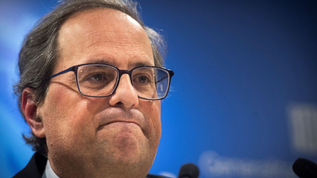 Torra exige el archivo de la causa y pide al Gobierno la vuelta a la mesa de diálogo