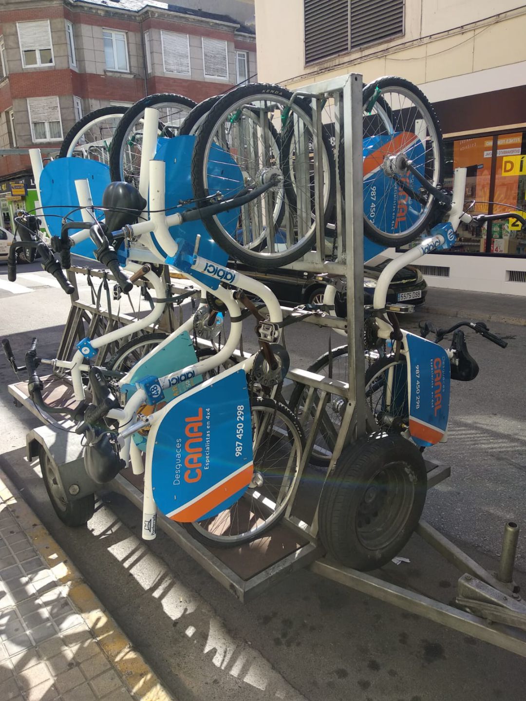 Las bicicletas fueron retiradas hace meses Las bicicletas fueron retiradas hace meses