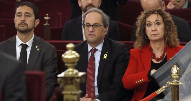 Torra asiste al público como juicio Torra asiste al público como juicio