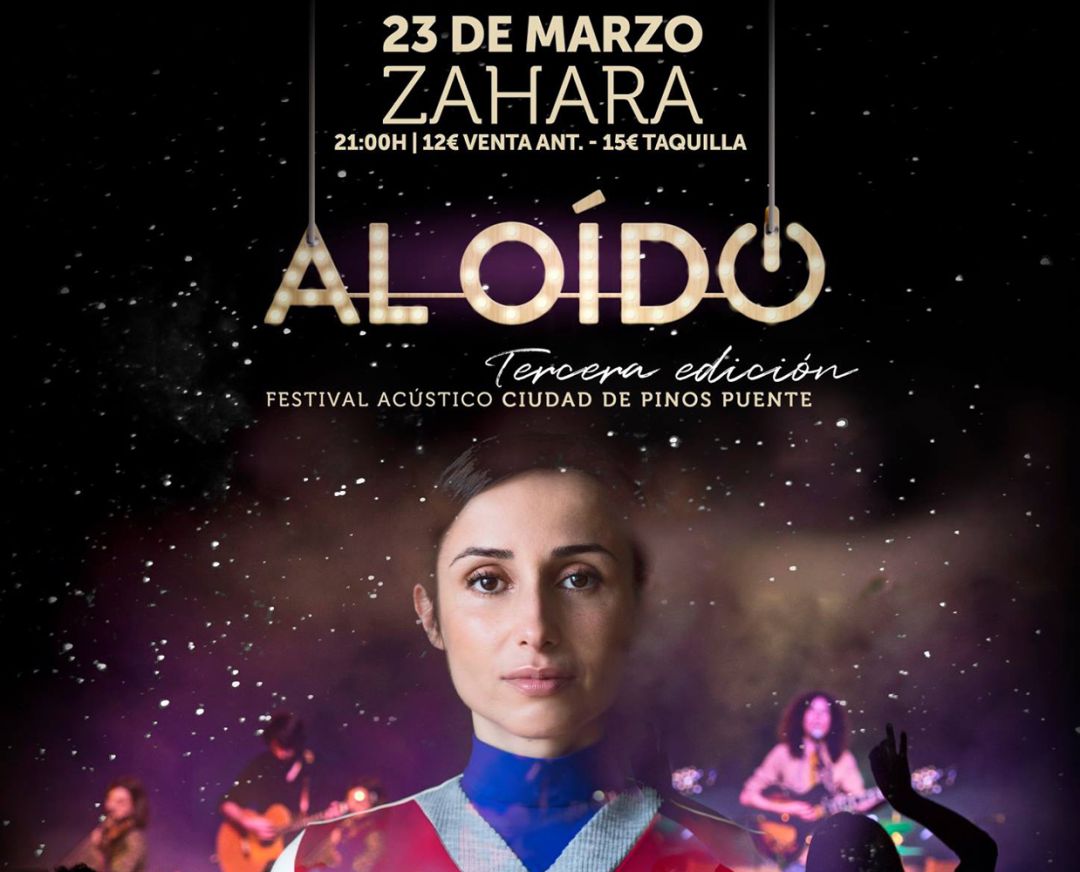 Zahara, primera artista confirmada del Festival Acústico 'Al Oído' Zahara, primera artista confirmada del Festival Acústico 'Al Oído'