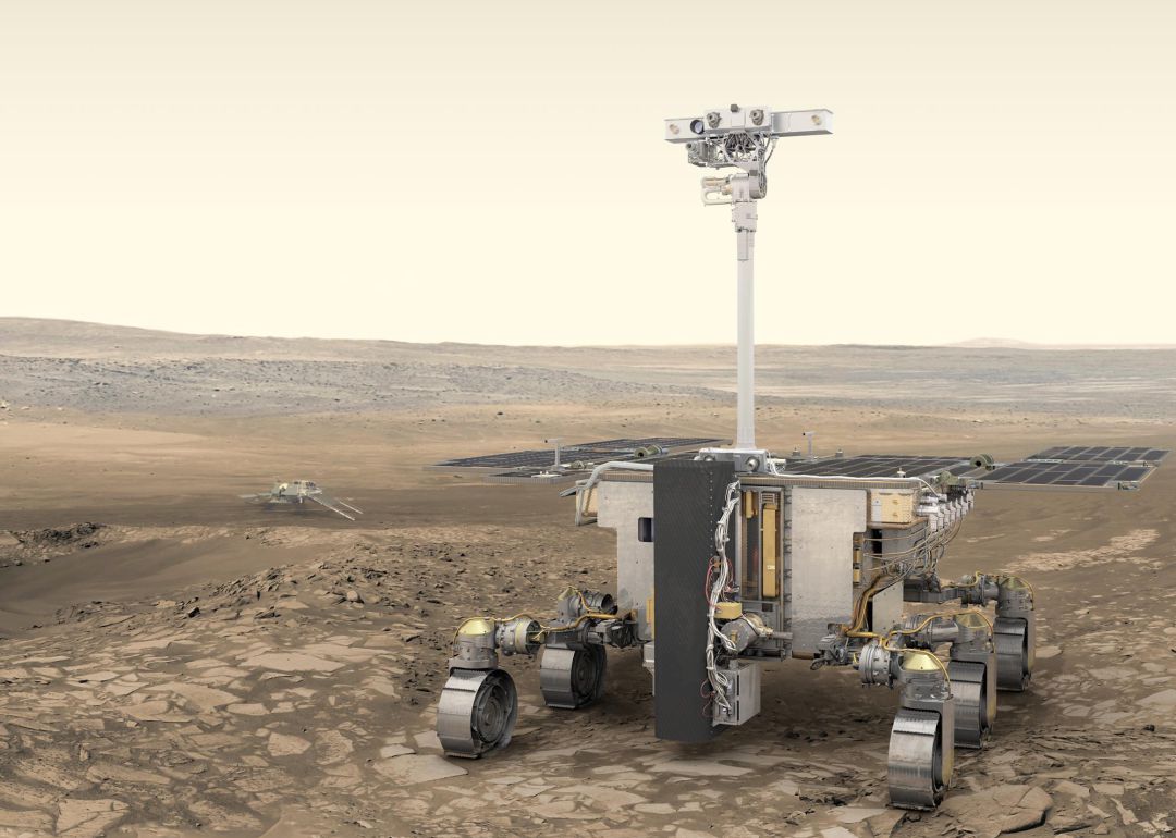En marzo de 2021 (será lanzada unos meses antes) aterrizará en Marte esa sonda de la misión ExoMars de la ESA. En marzo de 2021 (será lanzada unos meses antes) aterrizará en Marte esa sonda de la misión ExoMars de la ESA.