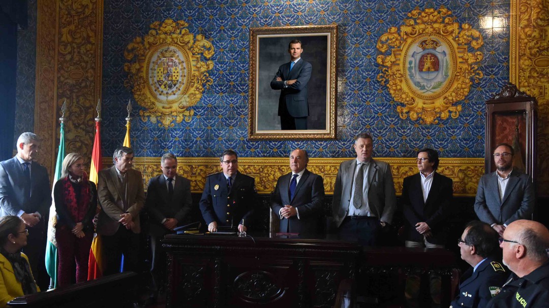 El nuevo superintendente de la Policía Local de Algeciras toma posesión de su cargo