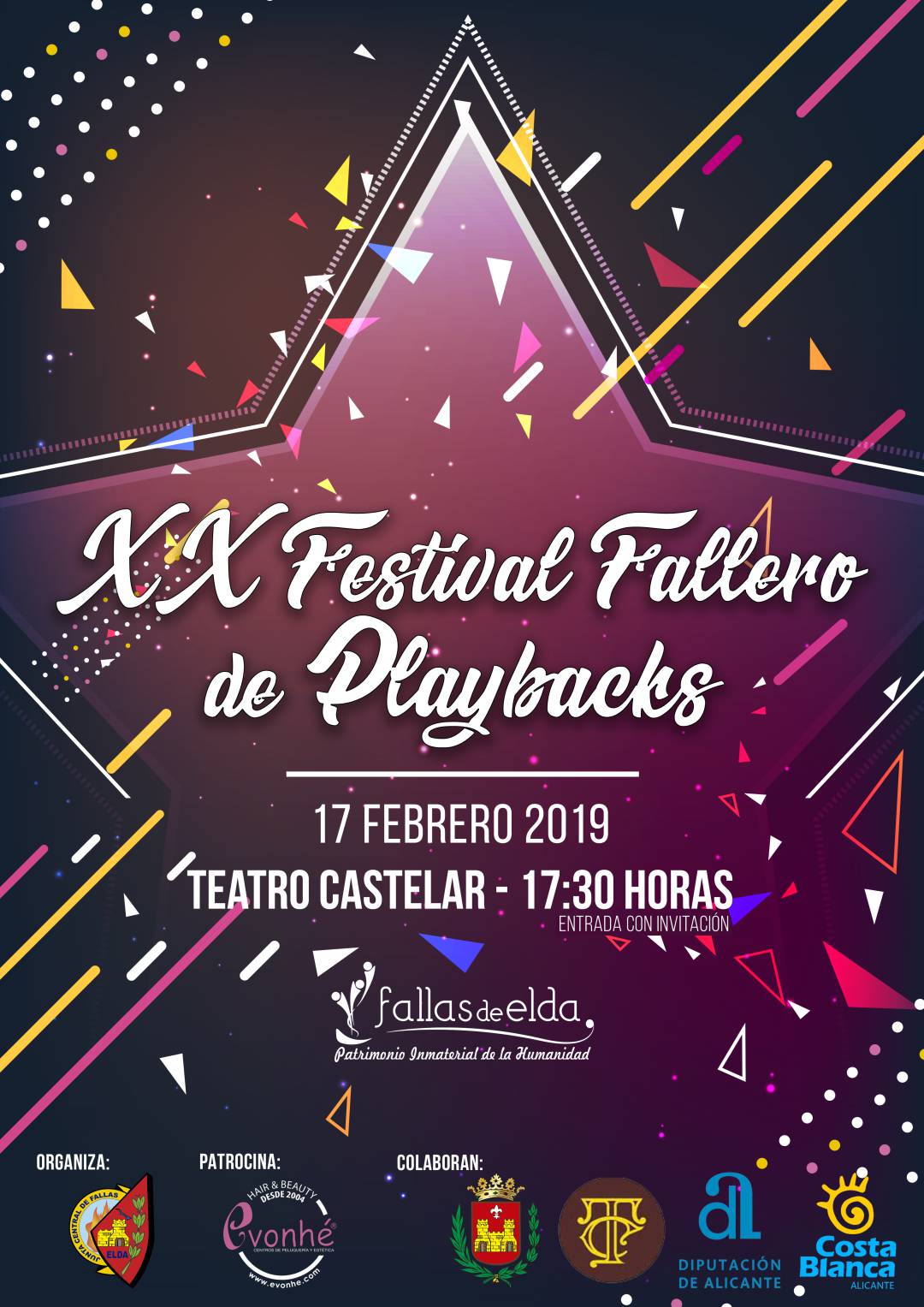 Las Fallas de Elda celebran su XX Festival de Playbacks Las Fallas de Elda celebran su XX Festival de Playbacks