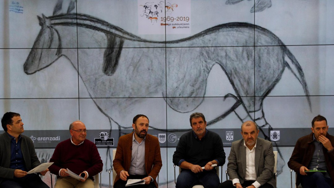 Los calcos de las pinturas de Ekain se expondrán por primera vez en Deba