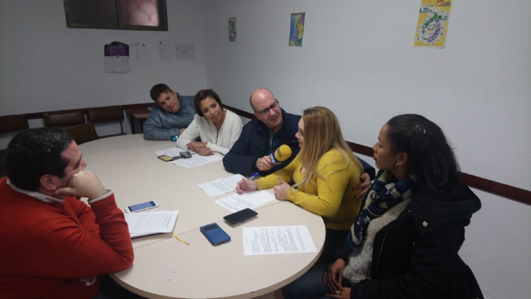 Grupo de acogida de venezolanos en la parroquia de Cristo Rey, en el barrio de Las Fuentes de Zaragoza Grupo de acogida de venezolanos en la parroquia de Cristo Rey, en el barrio de Las Fuentes de Zaragoza