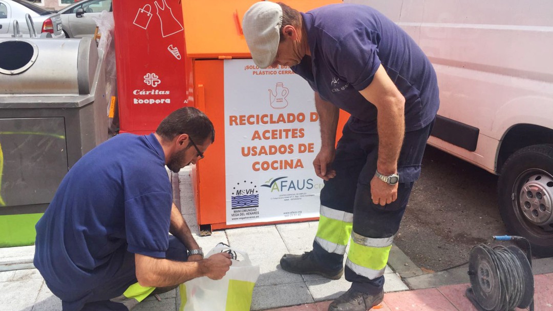 La Mancomunidad Vega del Henares multiplica por 5 el volumen de aceite usado recogido