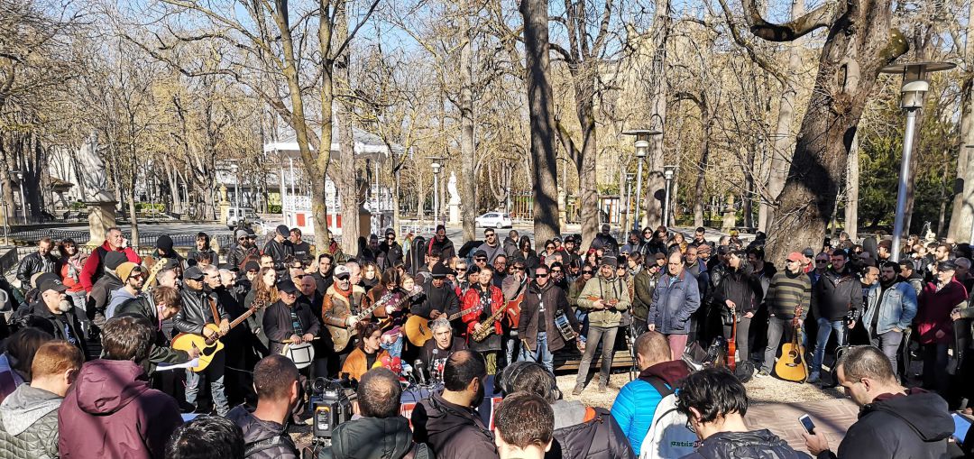 Los artistas de Vitoria contra la limitación de espectáculos en los pequeños locales Los artistas de Vitoria contra la limitación de espectáculos en los pequeños locales