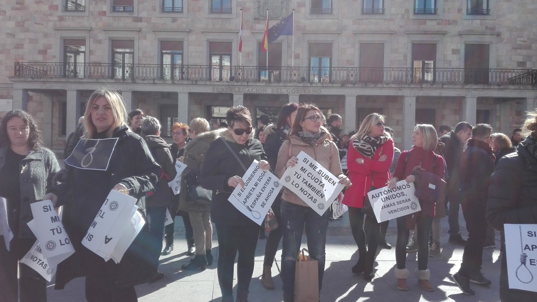 Los autónomos se hartan