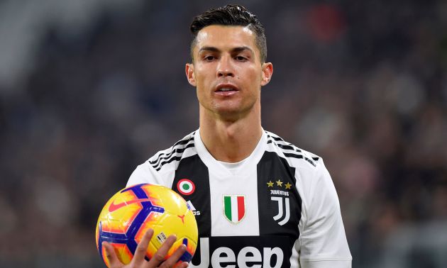 Cristinano Ronaldo en un partido reciente con la Juventus Cristinano Ronaldo en un partido reciente con la Juventus