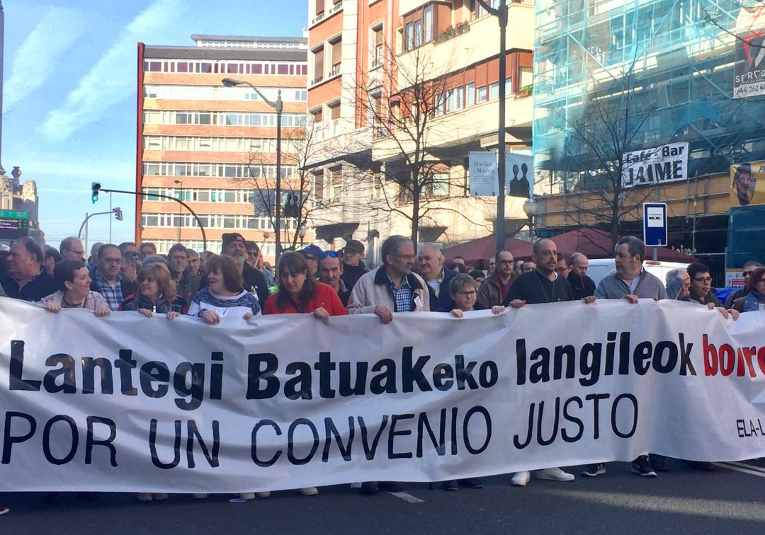 Los trabajadores de Lantegi Batuak volverán a la huelga