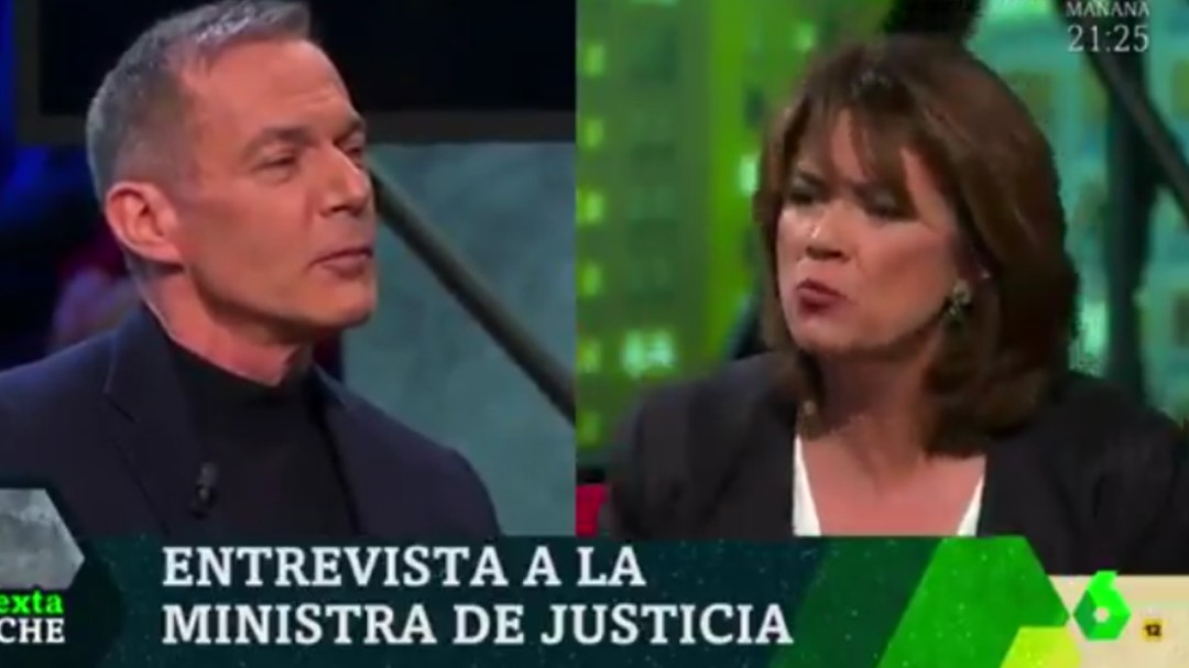 El enfado de Dolores Delgado tras esta pregunta de Hilario Pino en 'LaSexta Noche'