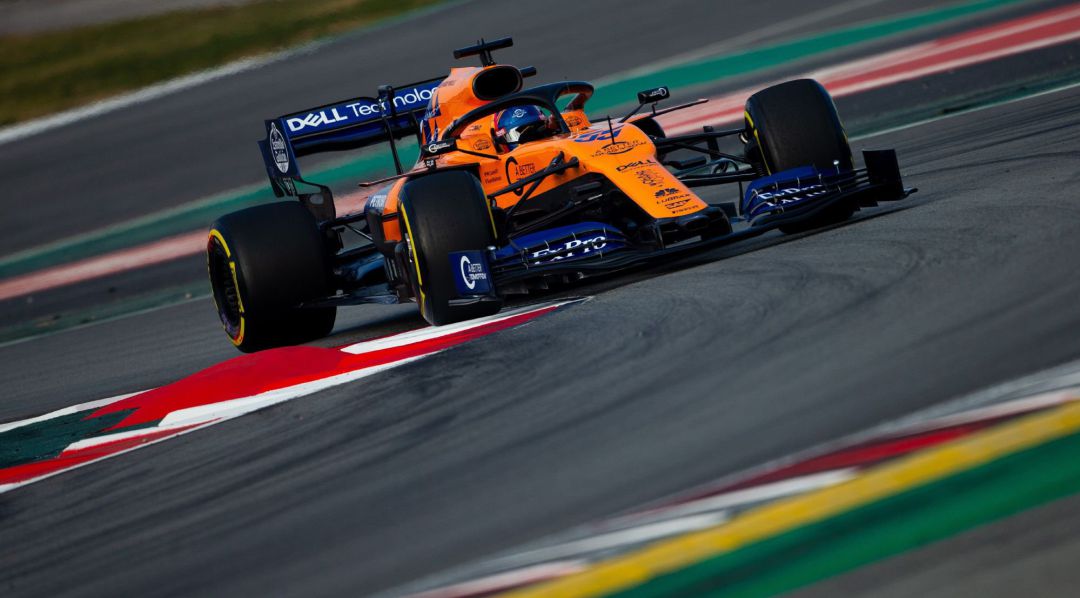 Carlos Sainz, en la primera jornada de entrenamientos de pretemporada de la Fórmula 1. Carlos Sainz, en la primera jornada de entrenamientos de pretemporada de la Fórmula 1.