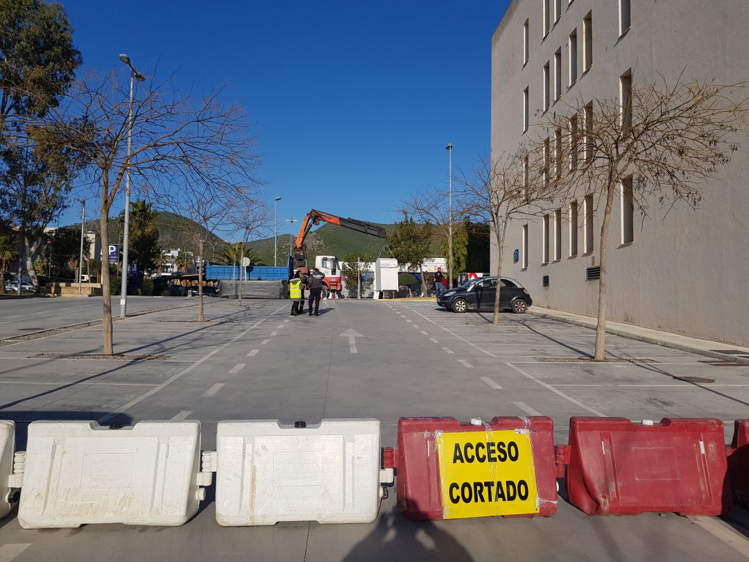 Trabajos: La reconversión del antiguo Hospital Can Misses estará lista en febrero de 2020 Trabajos: La reconversión del antiguo Hospital Can Misses estará lista en febrero de 2020