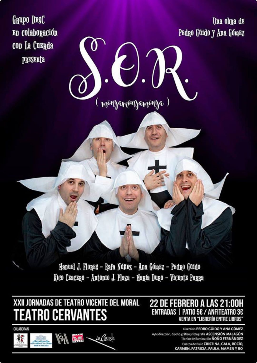 "SOR", la divertida comedia que grupo DESC escenifica este viernes "SOR", la divertida comedia que grupo DESC escenifica este viernes