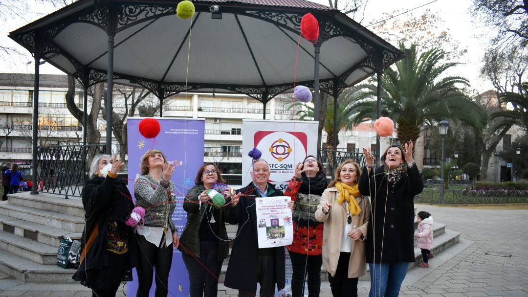 El Templete del Prado se tejerá de solidaridad