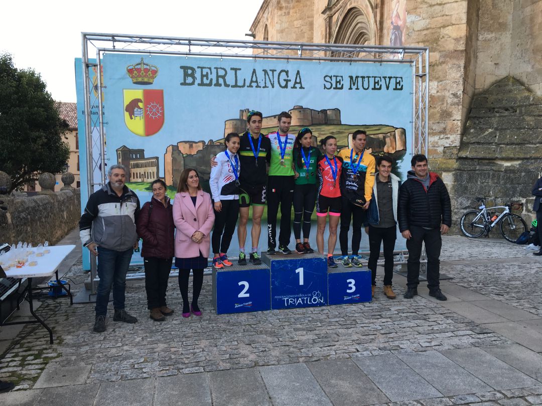 Podio del Duatlón de Berlanga, clasificatorio para el Nacional. Podio del Duatlón de Berlanga, clasificatorio para el Nacional.