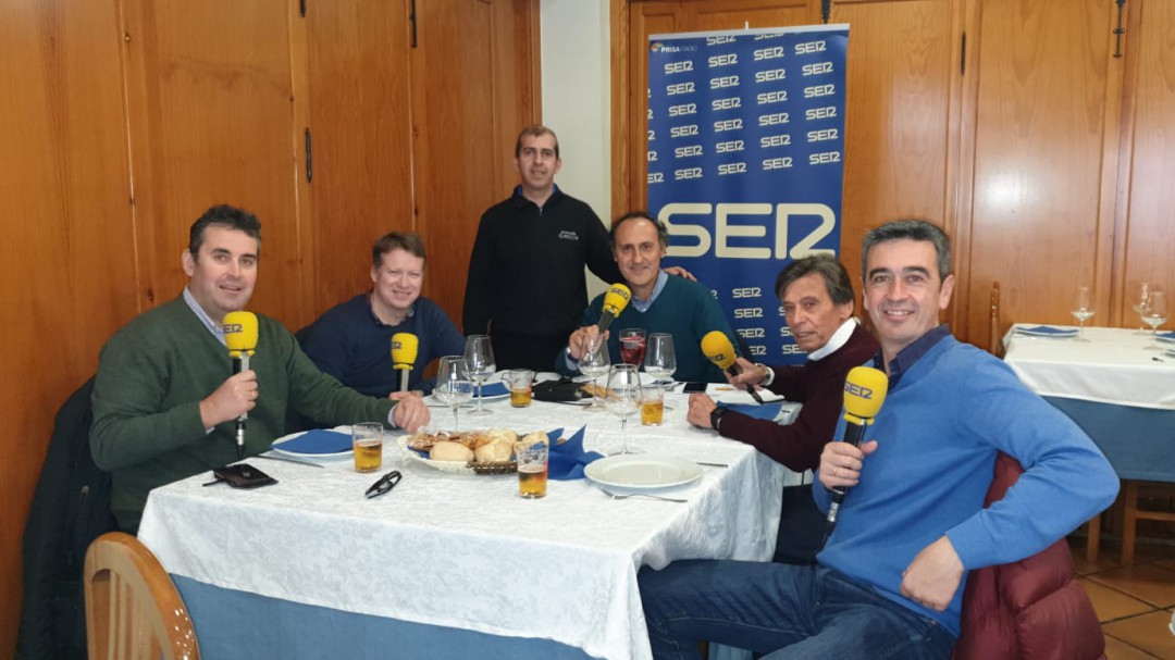 Paco Chaparro y José Antonio Espina, en la tertulia de Libre y Directo