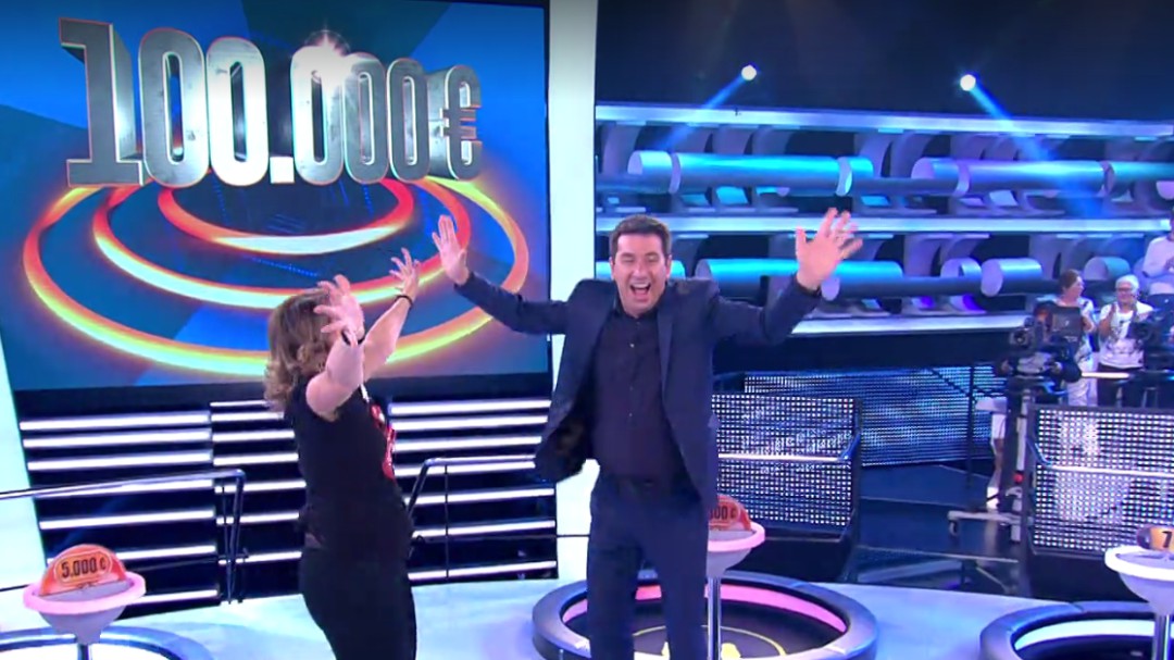 'Ahora caigo' entrega los 100.000 euros: así fue la emocionante victoria de Paky