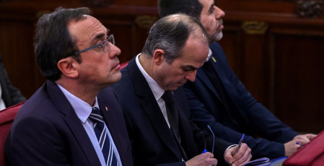 Josep Rull durante el juicio Josep Rull durante el juicio