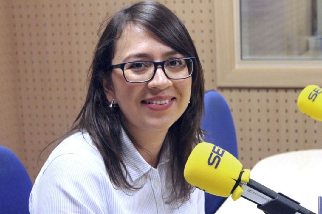 Yaneth Giraldo en Radio Alicante, en una imagen de archivo Yaneth Giraldo en Radio Alicante, en una imagen de archivo