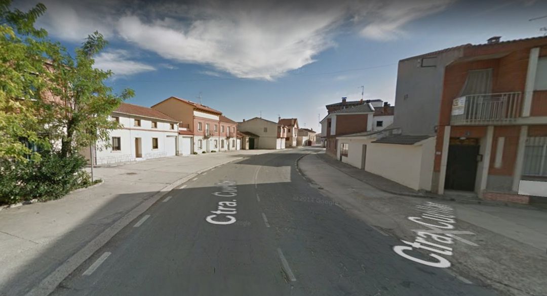 Travesía de Sanchonuño donde se realizarán las obras Travesía de Sanchonuño donde se realizarán las obras