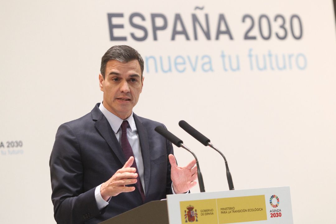 Pedro Sánchez en la presentación del anteproyecto de Ley de Cambio Climático y Transición Energética Pedro Sánchez en la presentación del anteproyecto de Ley de Cambio Climático y Transición Energética