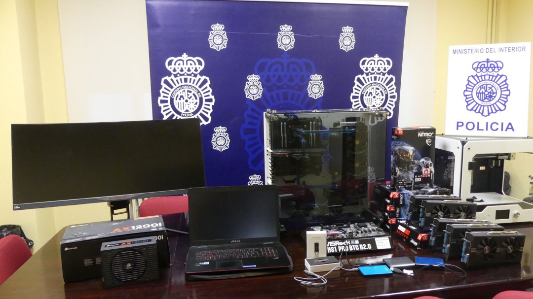 Tres detenidos en Ciudad Real por comprar dinero falso en la Darknet