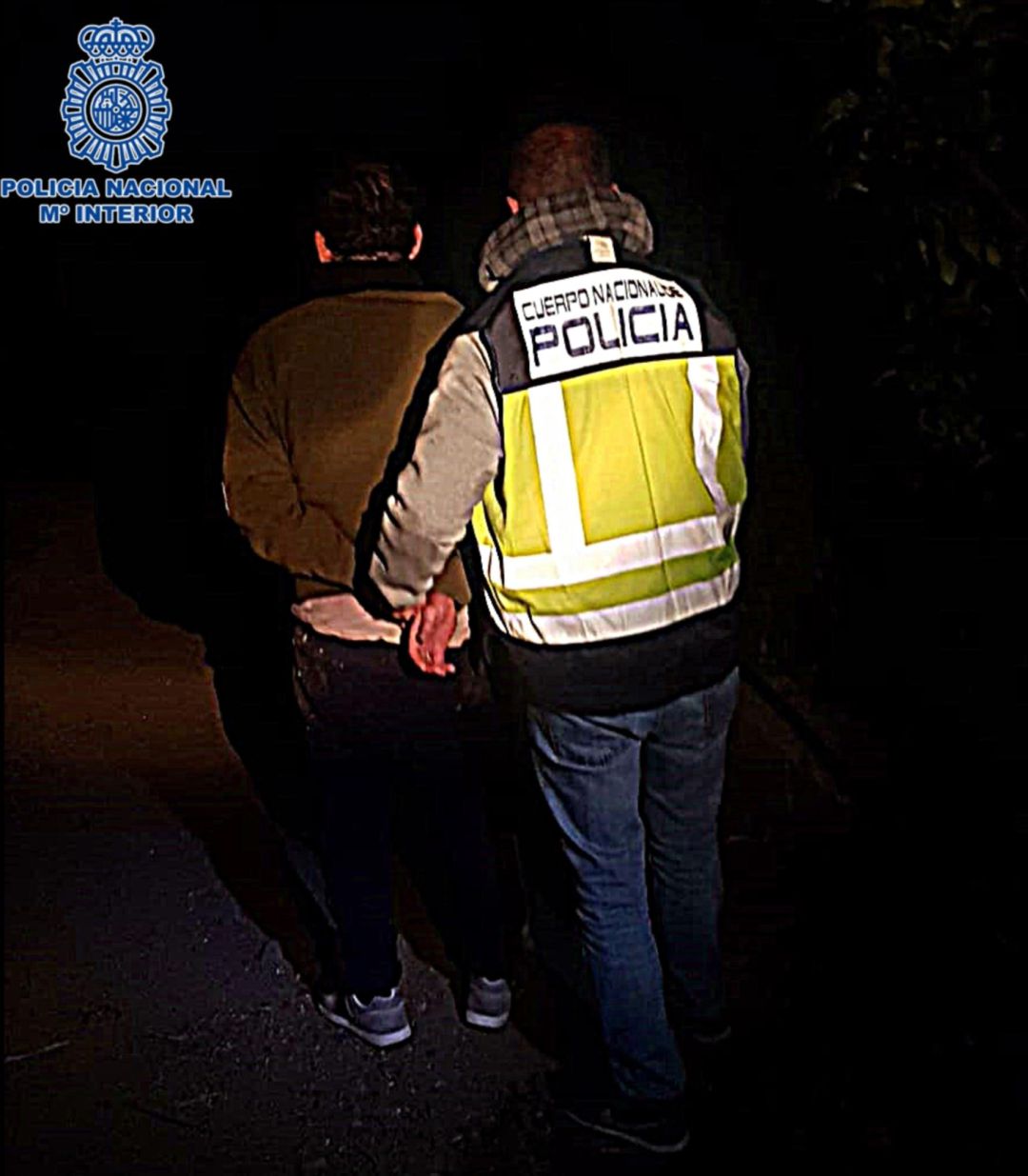 Momento de la detención del preso buscado en Gran Canaria. Momento de la detención del preso buscado en Gran Canaria.