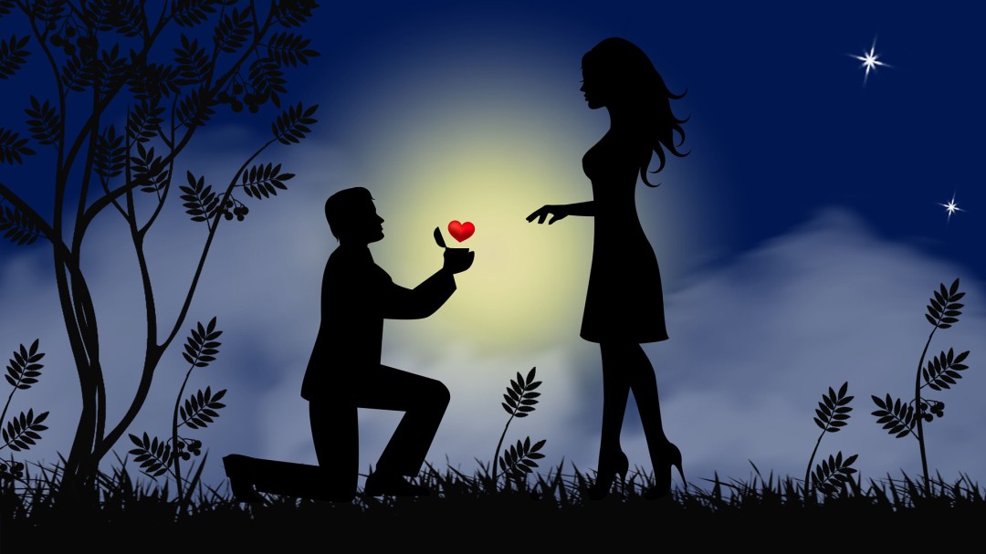 Una petición de matrimonio de lo más peculiar