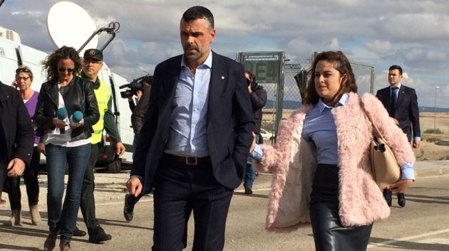 Santi Vila abandona la prisión de Estremera en 2017 Santi Vila abandona la prisión de Estremera en 2017