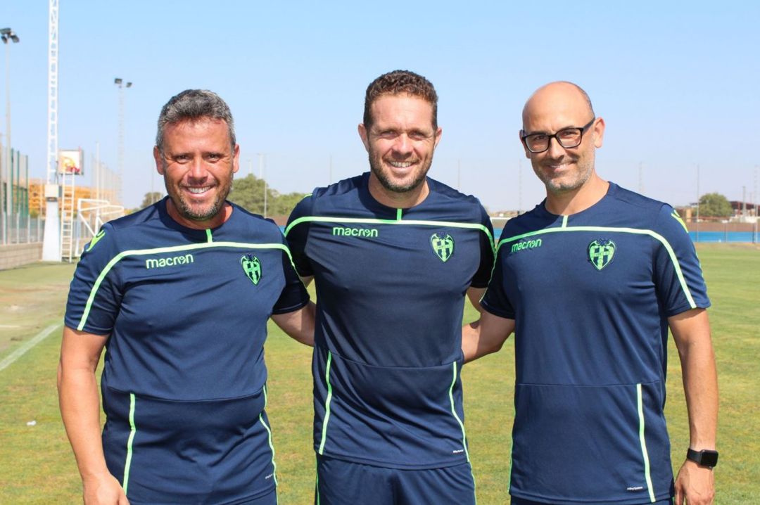 Luis García Tevenet, junto a Javi Pineda y José Mascarós Luis García Tevenet, junto a Javi Pineda y José Mascarós
