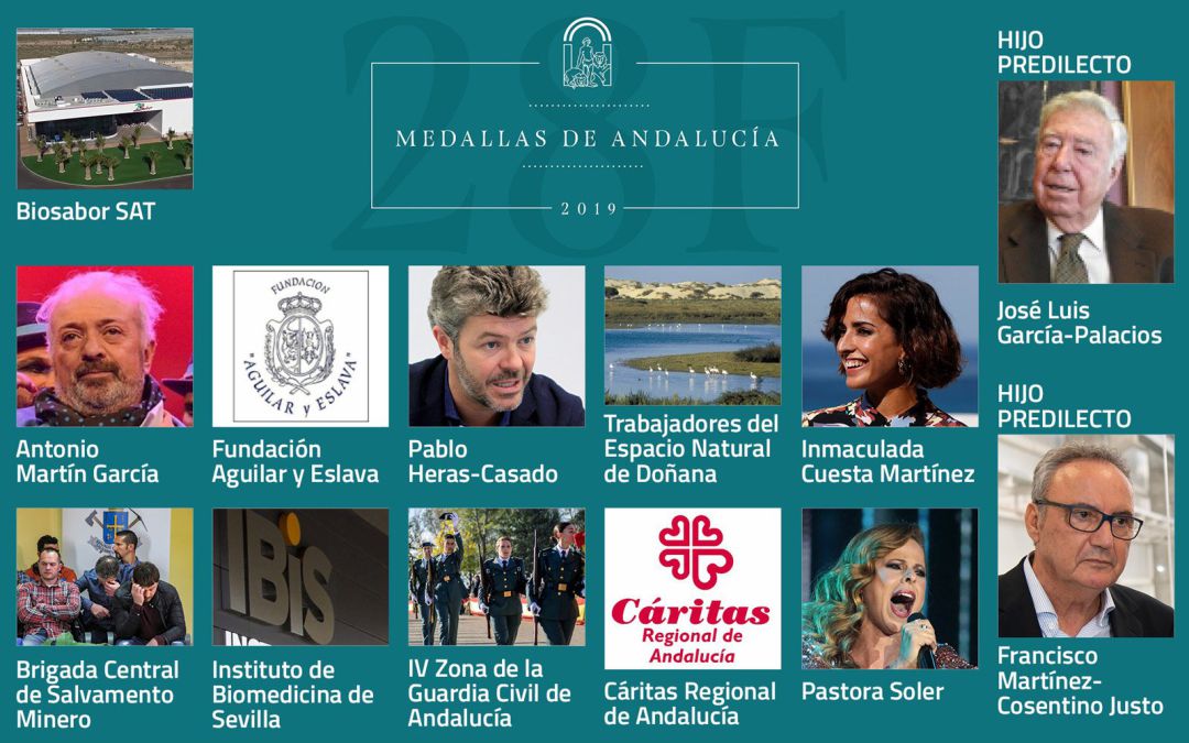 García Palacios y Martínez-Cosentino, Hijos Predilectos de Andalucía García Palacios y Martínez-Cosentino, Hijos Predilectos de Andalucía