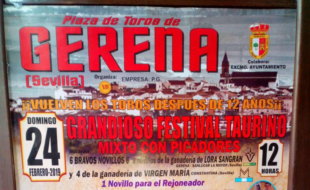 Cartel del festival que se celebra este domingo en la localidad sevillana de Gerena Cartel del festival que se celebra este domingo en la localidad sevillana de Gerena