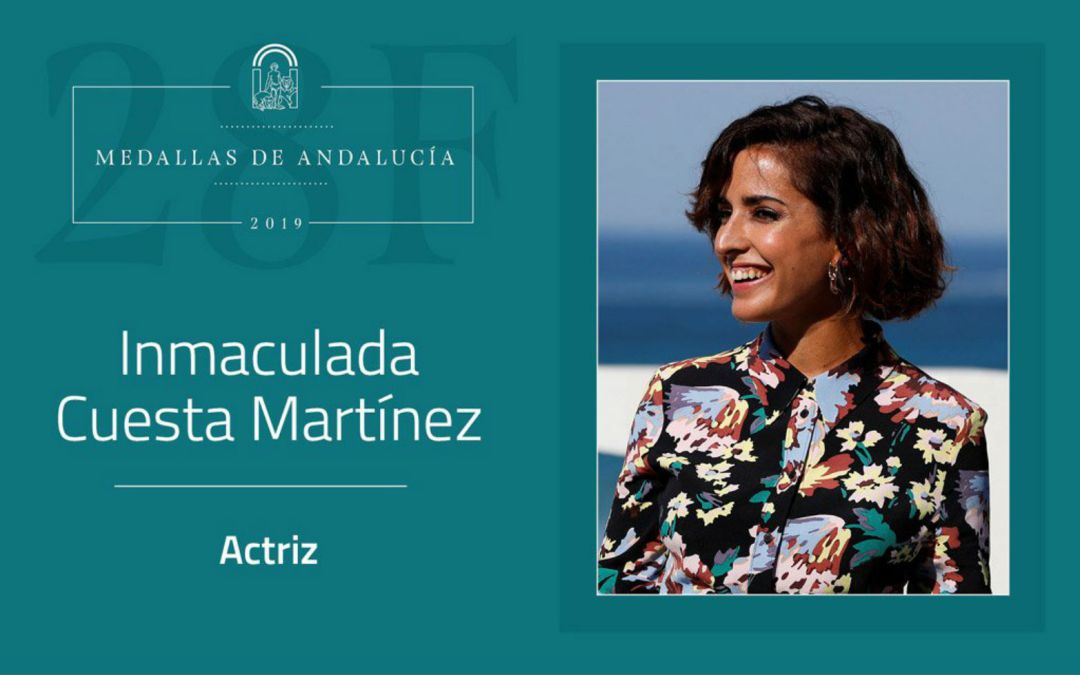 La actriz jiennense Inma Cuesta, Medalla de Oro de Andalucía La actriz jiennense Inma Cuesta, Medalla de Oro de Andalucía
