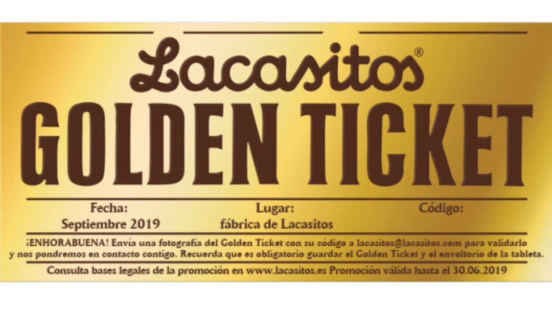 Lacasitos esconde 10 billetes dorados como en 'Charlie y la fábrica de chocolate'