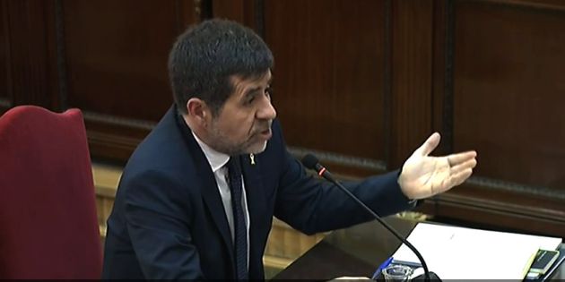 Jordi Sànchez durante el juicio Jordi Sànchez durante el juicio