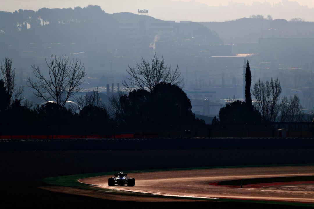 El McLaren rueda en el Circuito de Barcelona - Catalunya el pasado jueves El McLaren rueda en el Circuito de Barcelona - Catalunya el pasado jueves