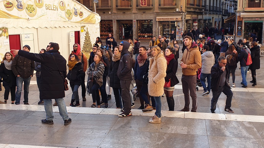 La llegada de turistas a Granada se dispara en enero aunque con este elemento de preocupación