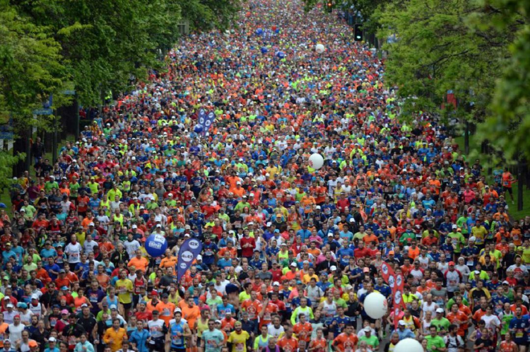 Imágen de la anterior edición del maratón de Madrid Imágen de la anterior edición del maratón de Madrid