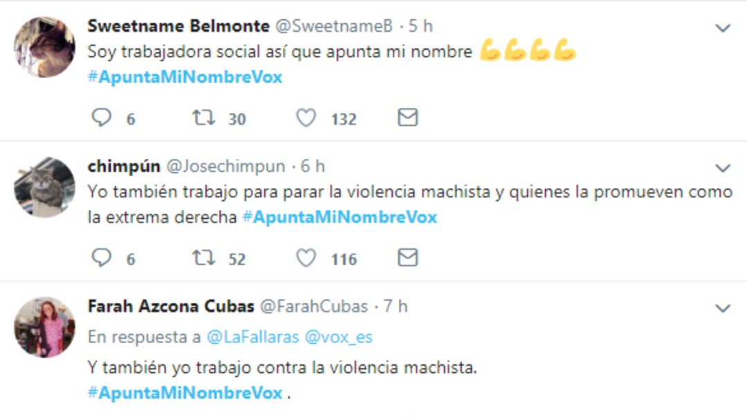 #ApuntaMiNombreVox: las redes sociales contratacan a la petición de identidades de Vox