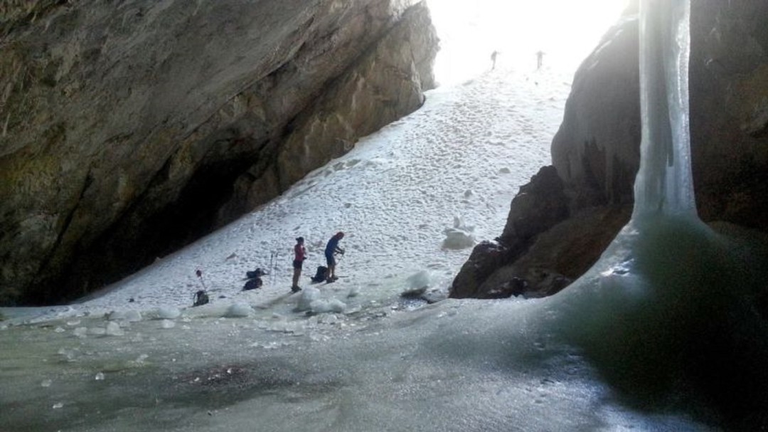 Las cuevas heladas se derriten