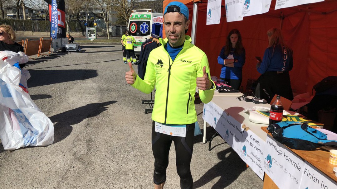 El madrileño Ángel Jábega se impone en la primera etapa de la Basque Ultra Trail (Bilbo-Gasteiz)